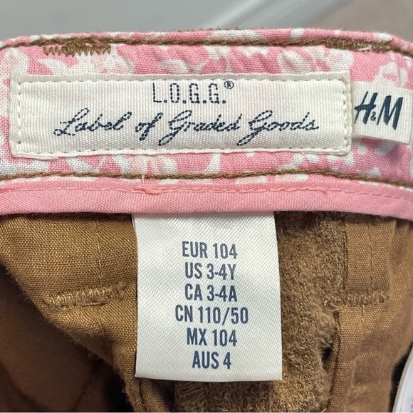 H&M L.O.G.G Tan Faux Suede Skirt for 3-4T Toddler - Picture 3 of 13